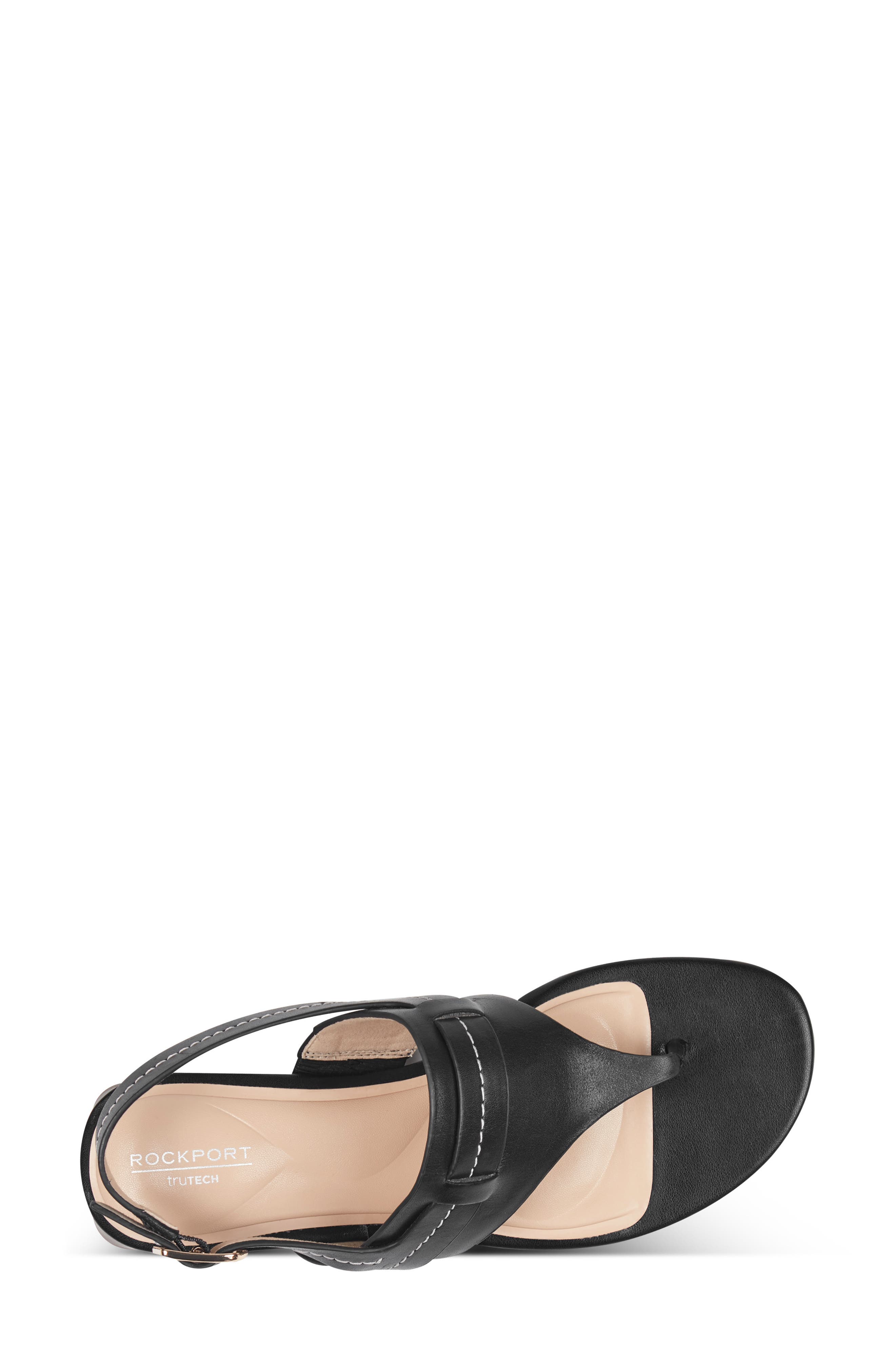 Rockport Ofera Slingback Sandal, Alternate, color, Black Leather