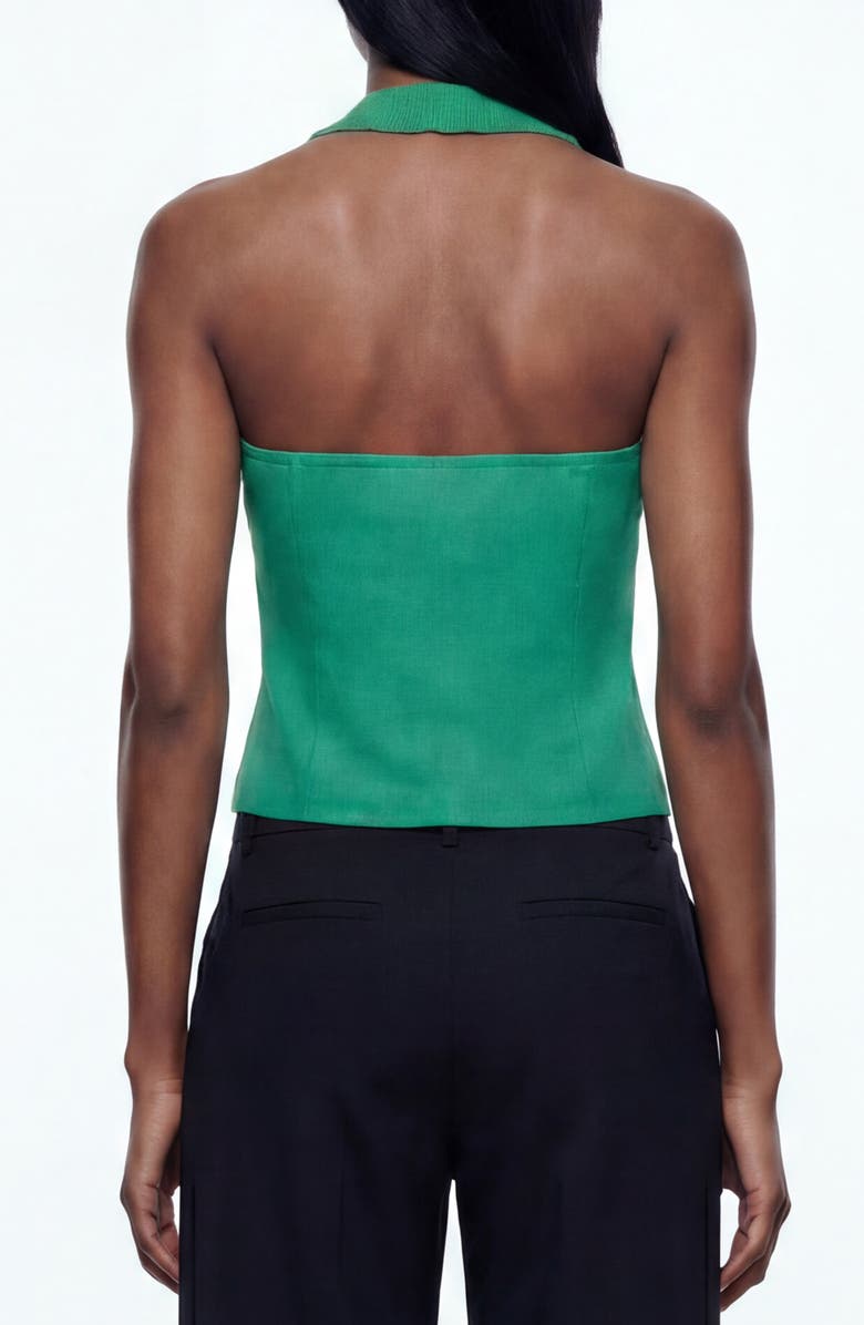 BY DESIGN Bellini Halter Neck Top, Alternate, color, Vibrant Green