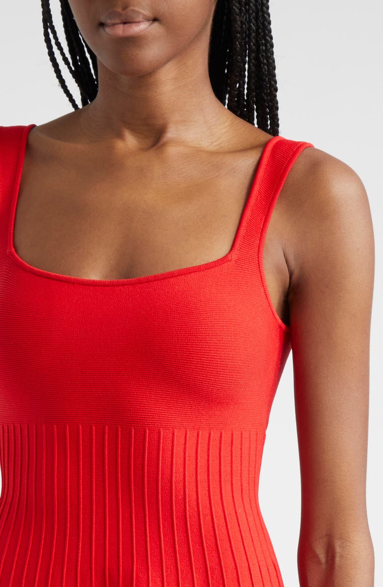 STAUD Ellison Minidress, Alternate, color, Red Rose