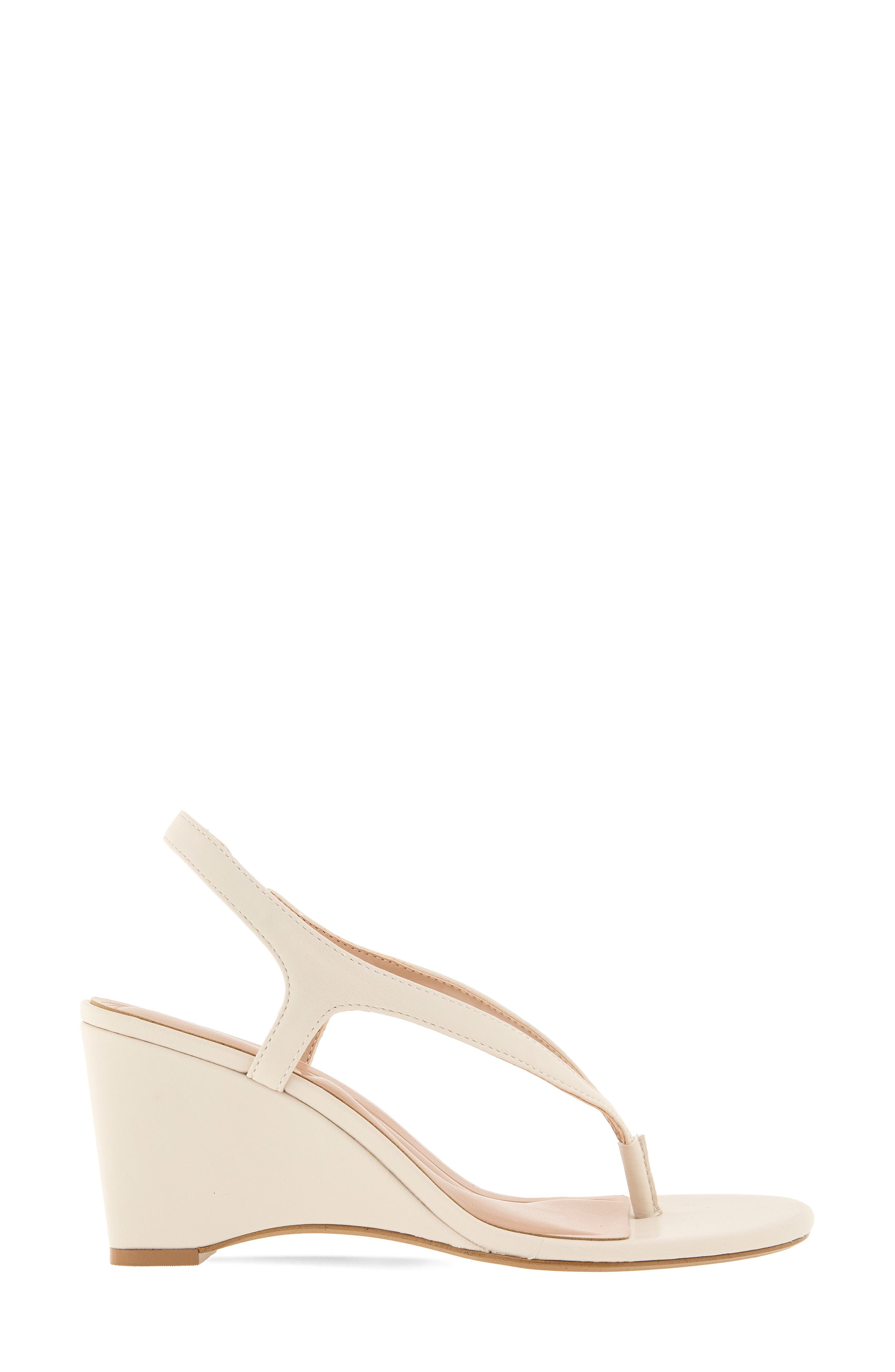 Serenity Wedge Sandal, Alternate, color, ALMOND MILK