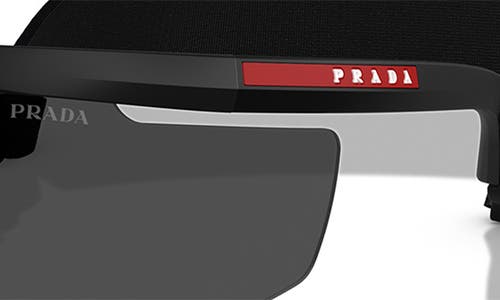 Prada Linea Rossa 96mm Pillow Sunglasses In Matte Black