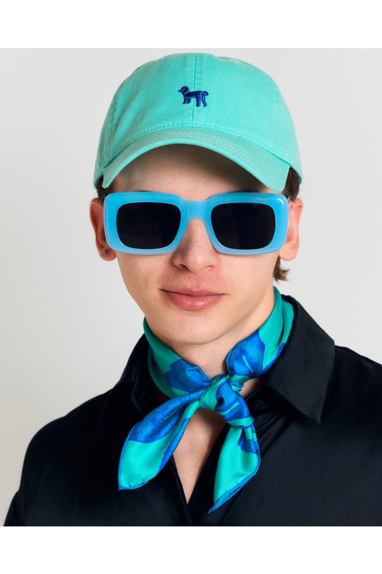 "Pan Pan" Baseball Cap, Alternate, color, Teal Green