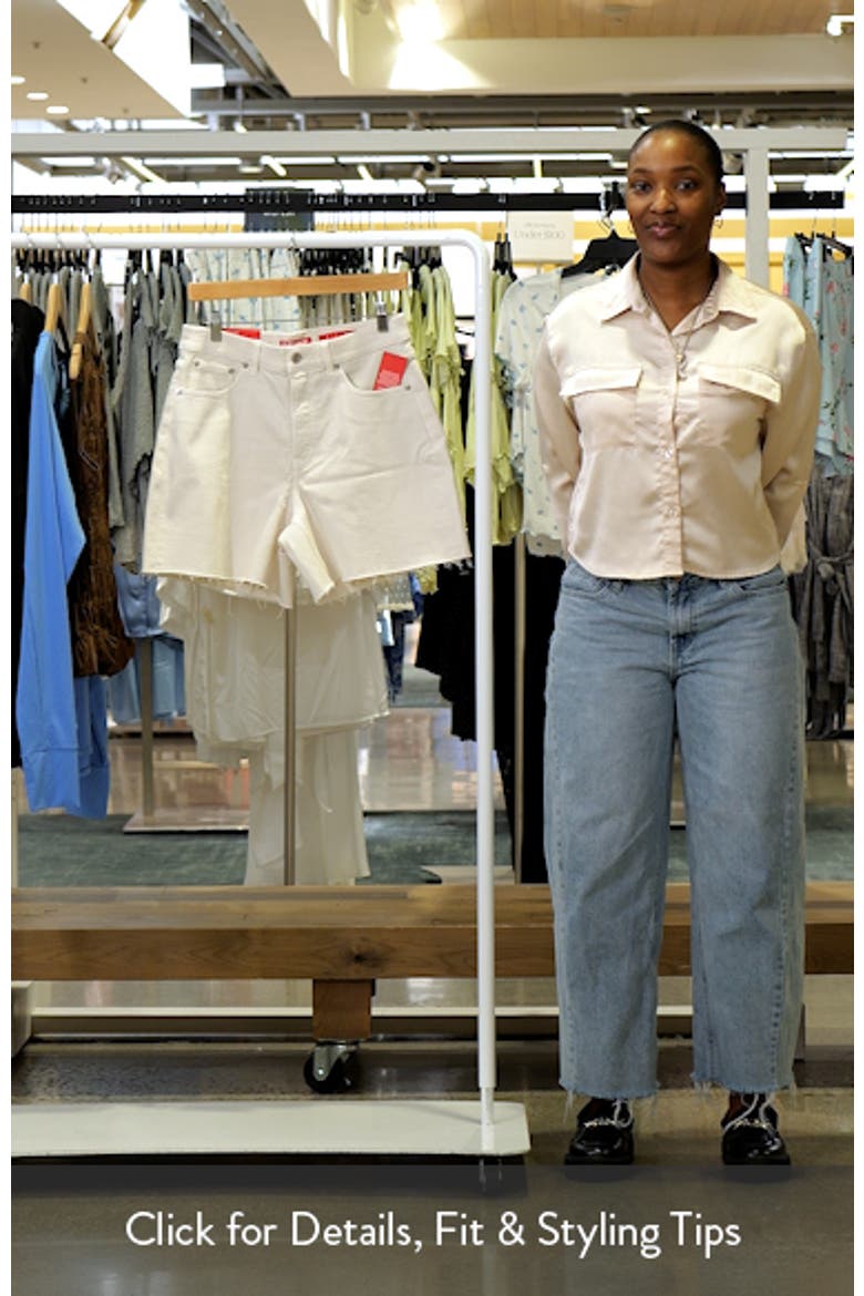 SPANXshape™ Authentic 360 Raw Hem Jean Shorts video