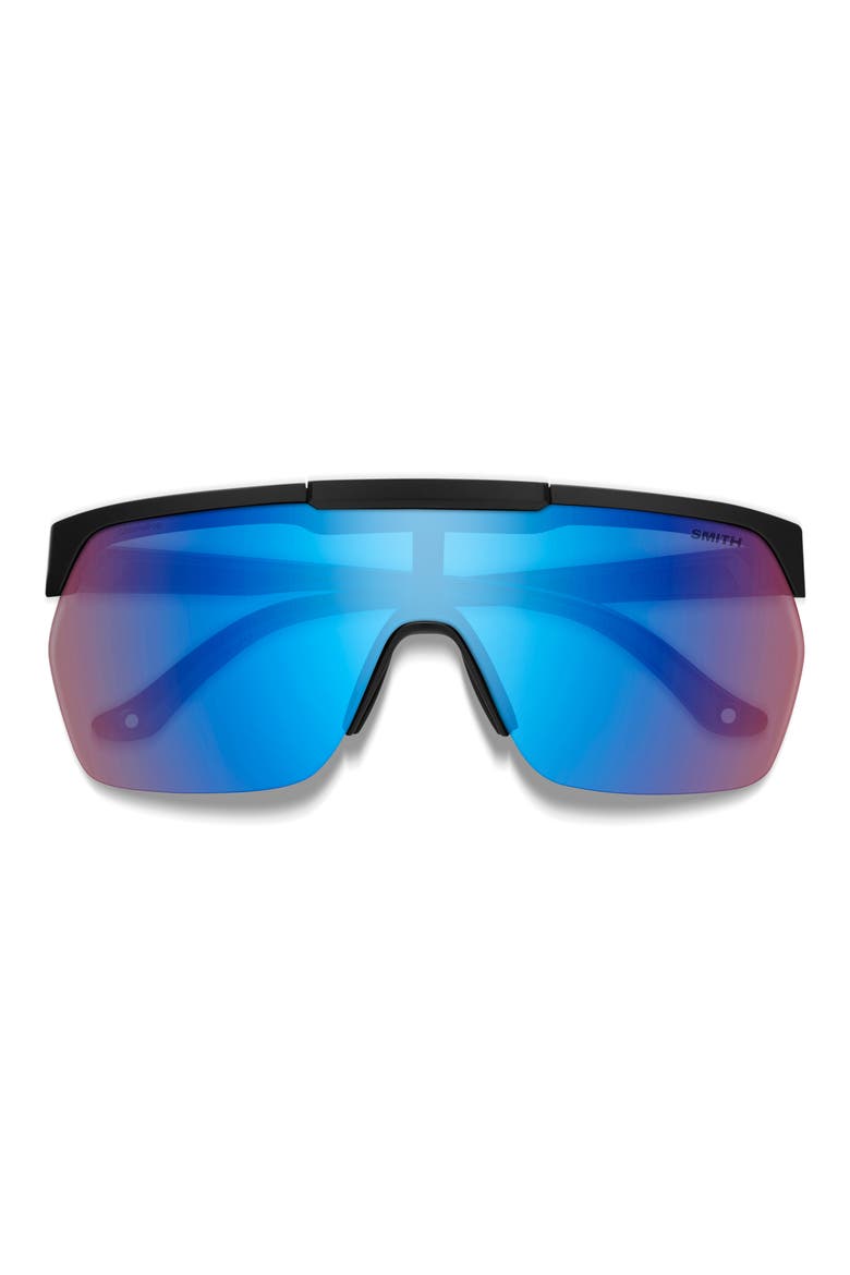 XC 138mm Sunglasses, Main, color, BLACK / LOW LIGHT ROSE BLUE