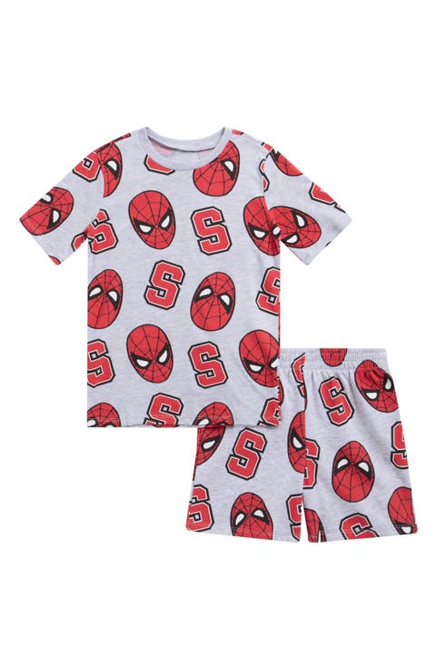 Kids' Spider-Man Print T-Shirt & Shorts Set (Little Kid)