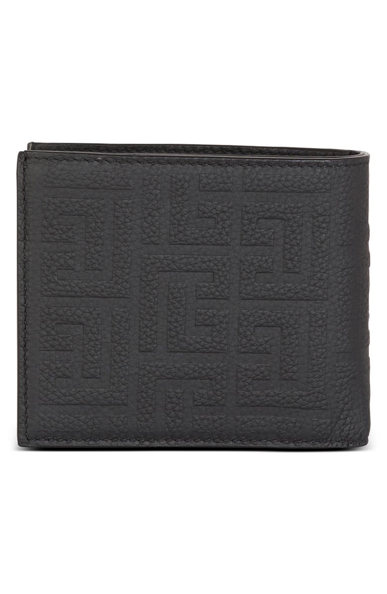 Balmain Leather Bifold Wallet, Alternate, color,