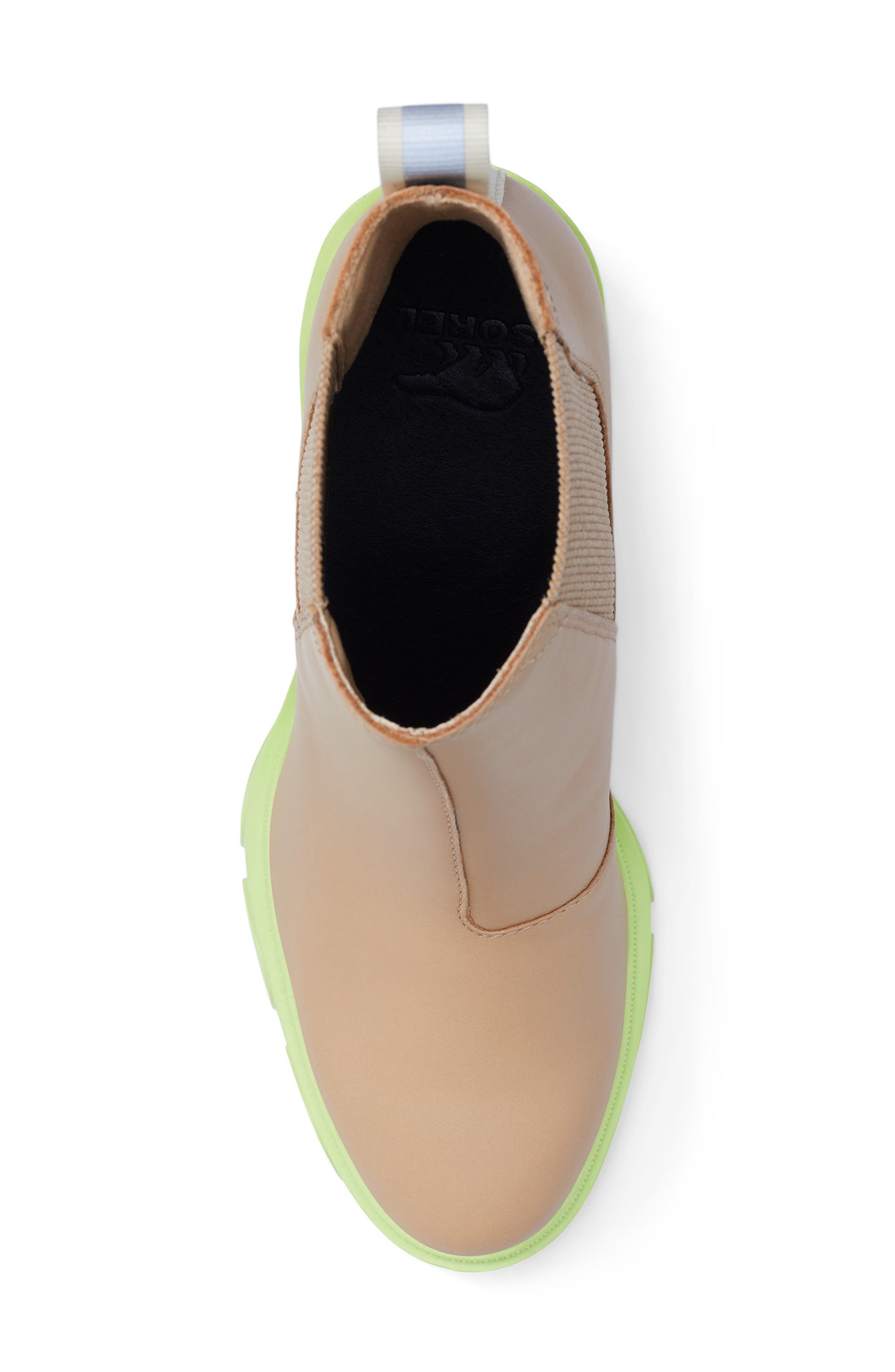 SOREL Brex<sup>™</sup> Waterproof Platform Block Heel Chelsea Boot, Alternate, color, Canoe/ Tippet