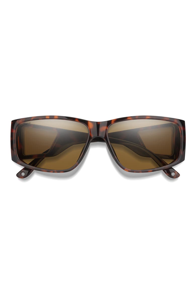 Monroe Peak 62mm Oversize ChromaPop™ Polarized Sunglasses, Main, color, TORTOISE / CHROMAPOP BROWN