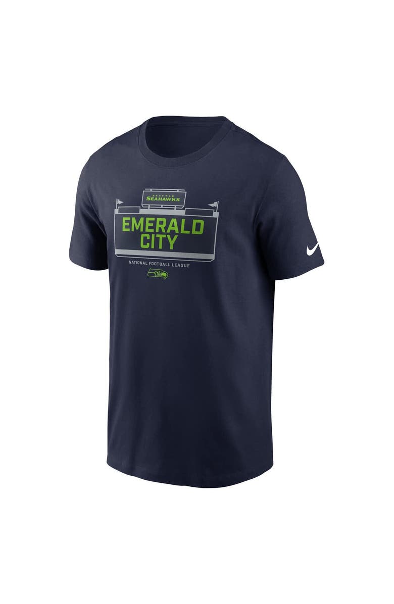 Nike Men's Nike College Navy Seattle Seahawks Primetime Local Essential T-Shirt, Alternate, color, College Navy