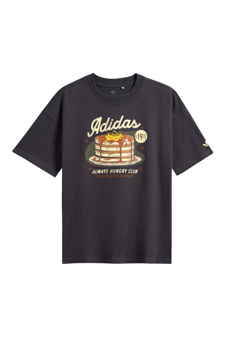 Kids' Pancake Stack Graphic Tee, Main, color, BLACK