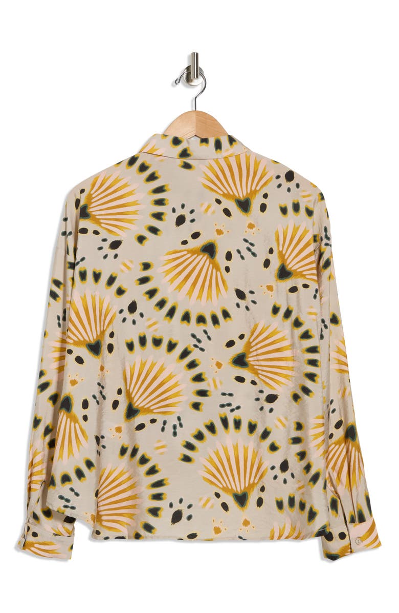 DR2 by Daniel Rainn Long Sleeve Twist Front Button-Up Shirt, Alternate, color, 