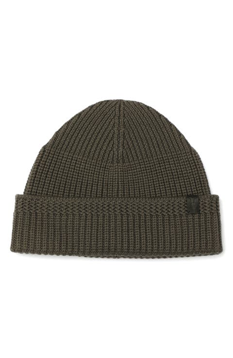 Merino Wool Rib Beanie