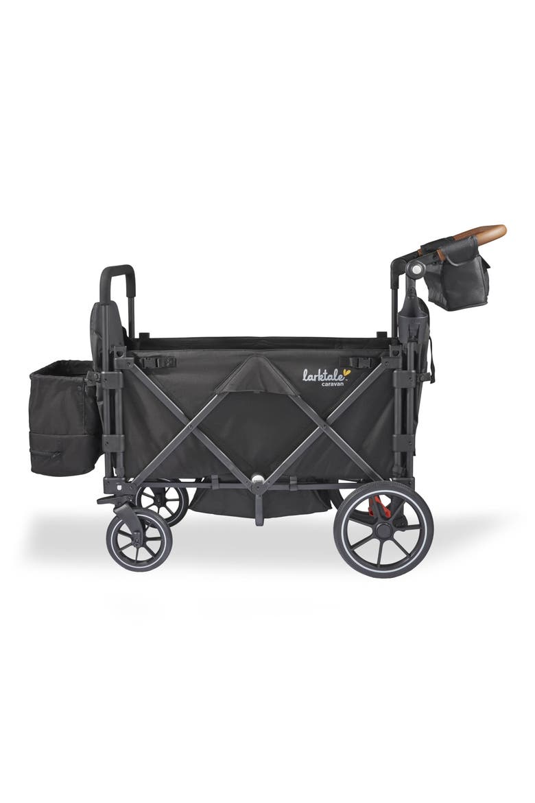caravan Quad Stroller Wagon, Alternate, color, BYRON BLACK