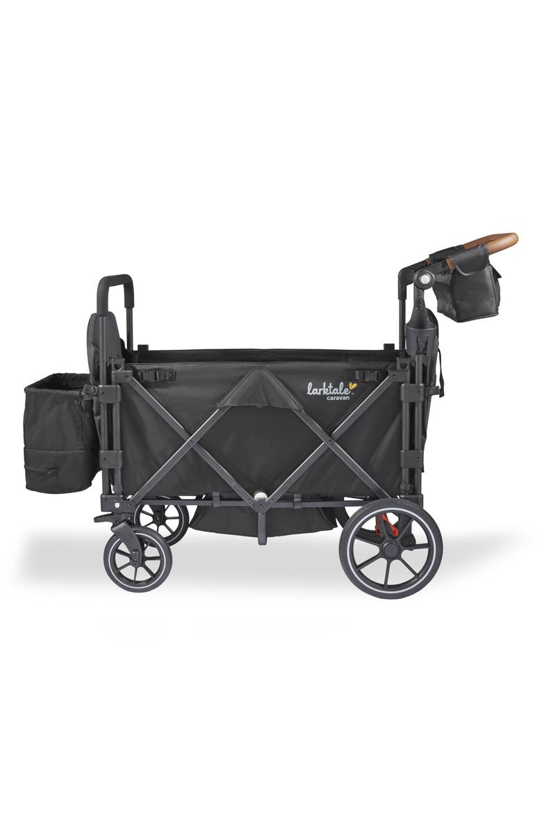 Larktale caravan Quad Stroller Wagon, Alternate, color, Byron Black