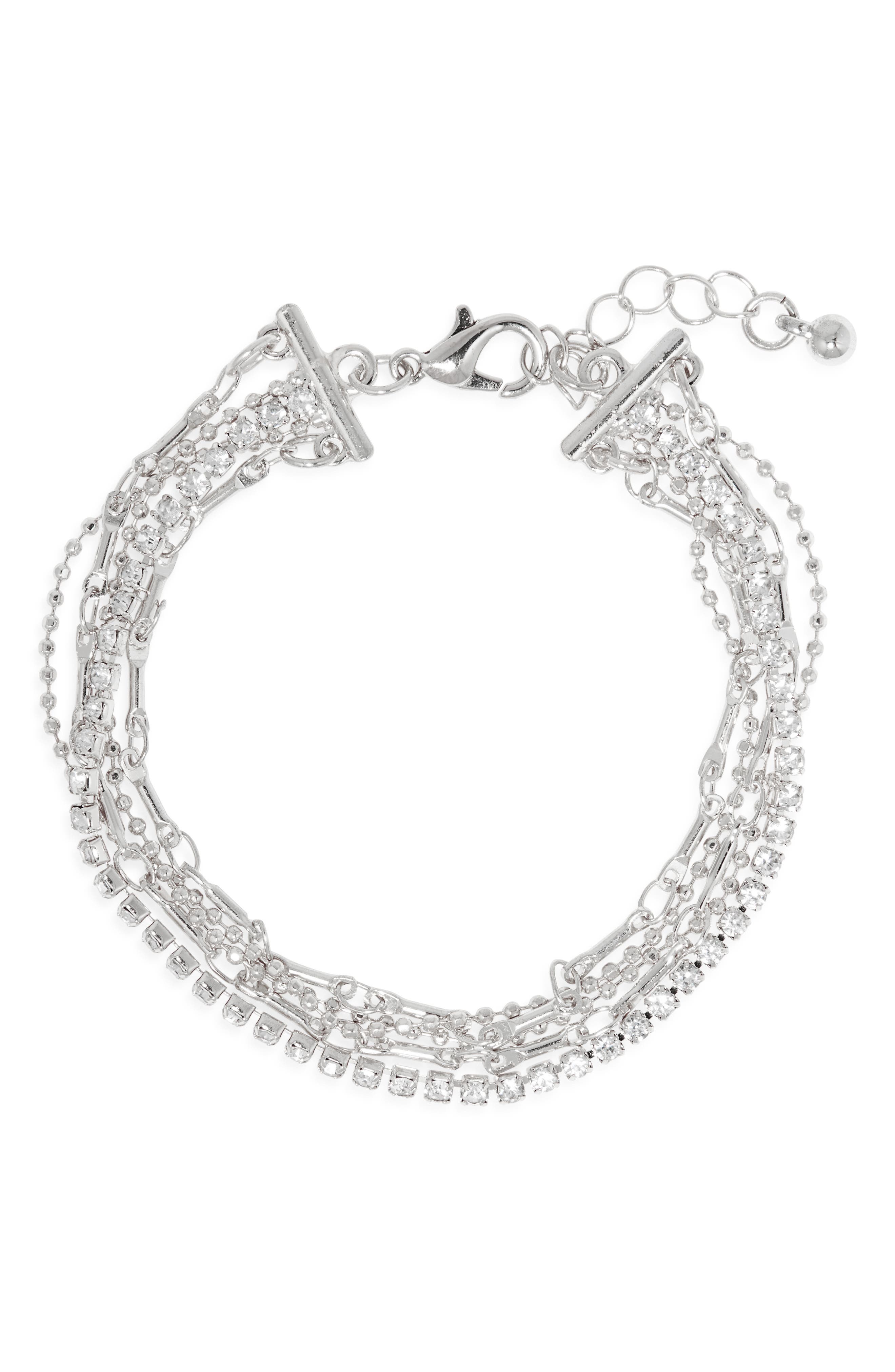 NORDSTROM RACK Multirow Chain Bracelet