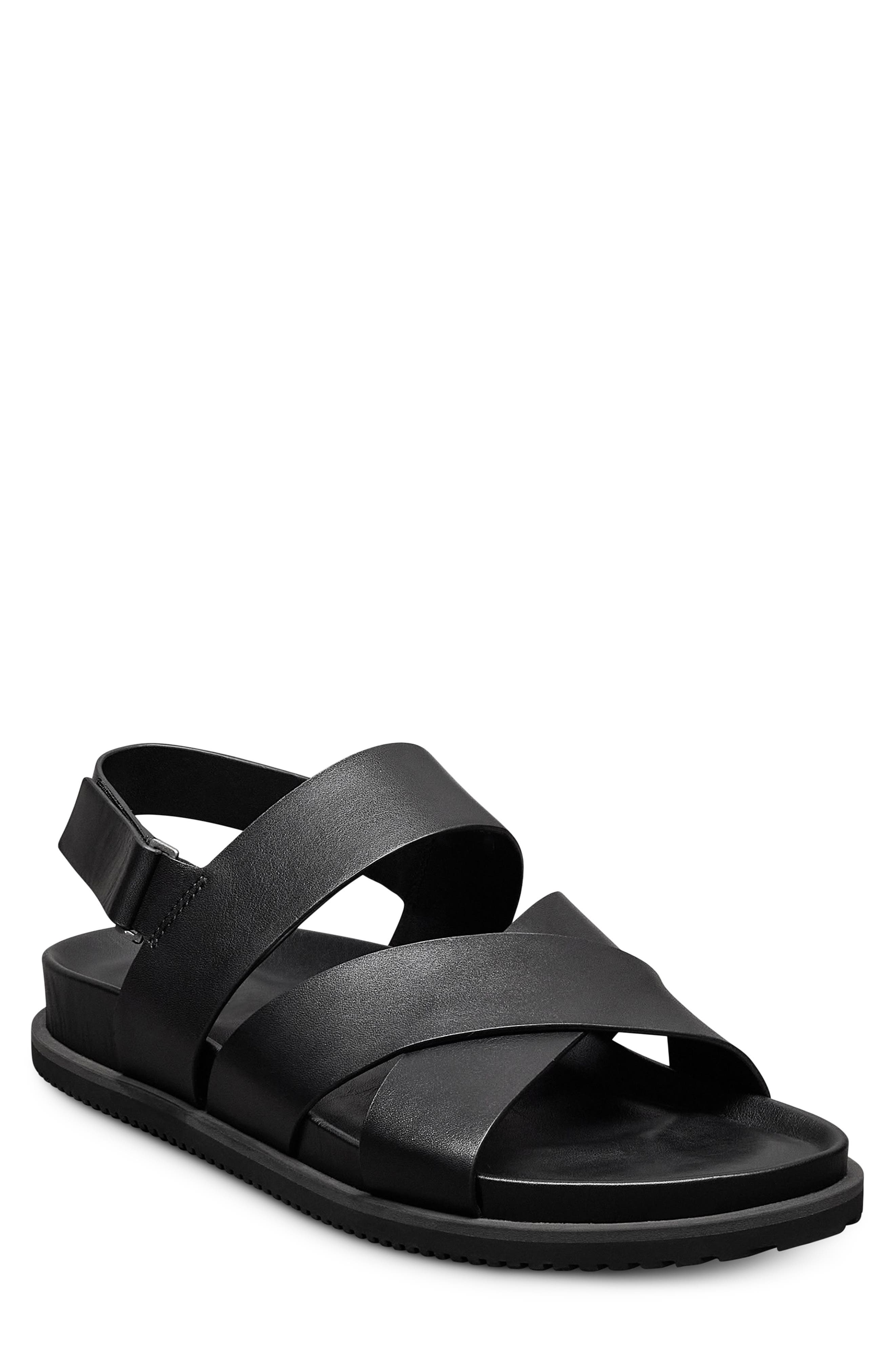 Allen Edmonds Davenport Sandal, Main, color, Black