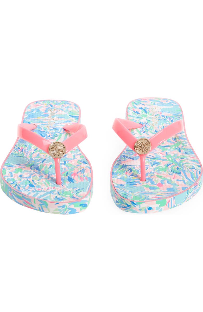 Lilly Pulitzer<sup>®</sup> Pool Flip Flop, Alternate, color,