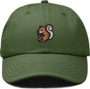 Dalix Squirrel Embroidered Outdoor Cap