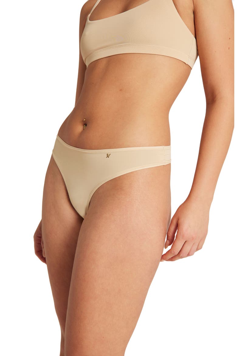 The Stretch Dipped Thong, Alternate, color, BARE01
