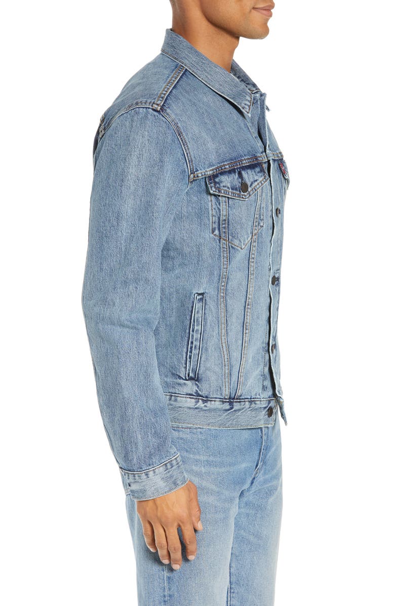 Levi's<sup>®</sup> Denim Trucker Jacket, Alternate, color,