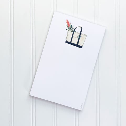 Tote Bag 5" x 8" Notepad (50 Heavyweight Tear-Off Sheets)