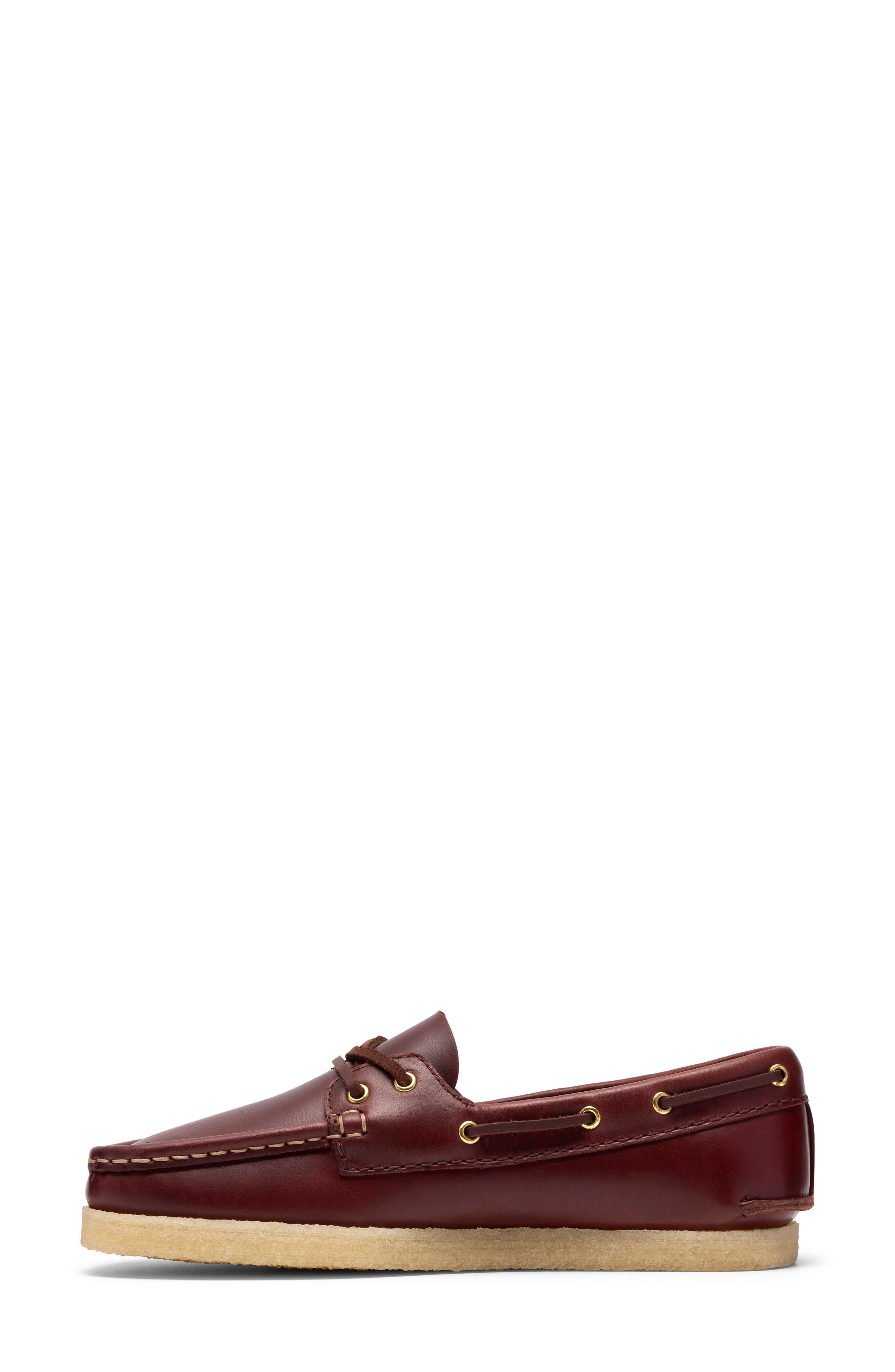 Clarks<sup>®</sup> Originals Godney Boat Moc Toe Loafer, Alternate, color, British Tan Leather