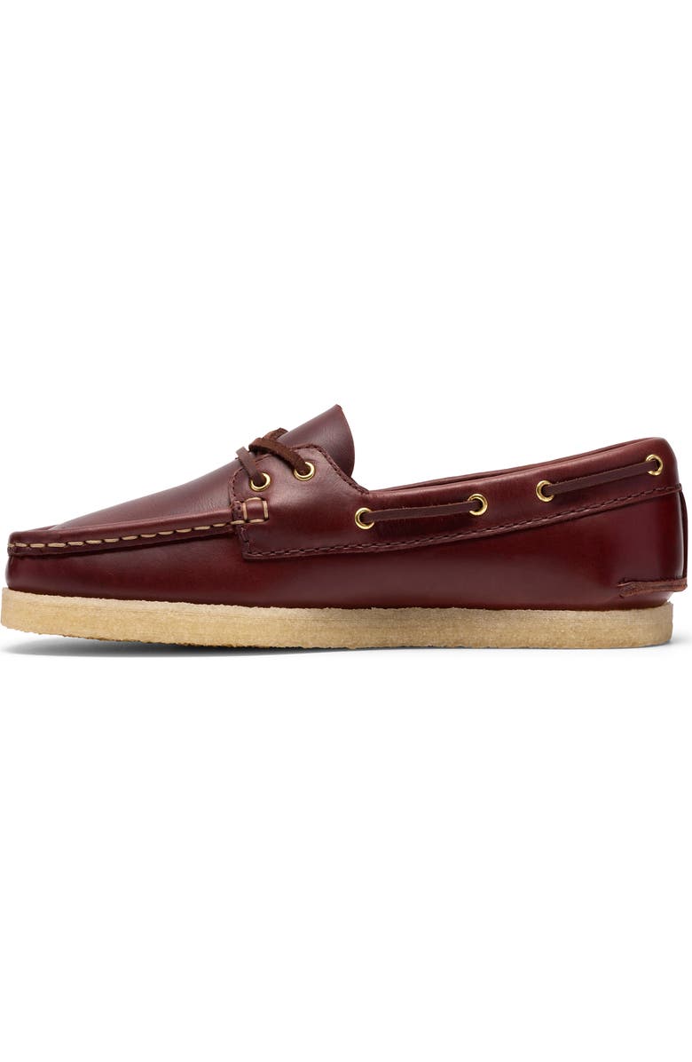 Clarks<sup>®</sup> Originals Godney Boat Moc Toe Loafer, Alternate, color, British Tan Leather