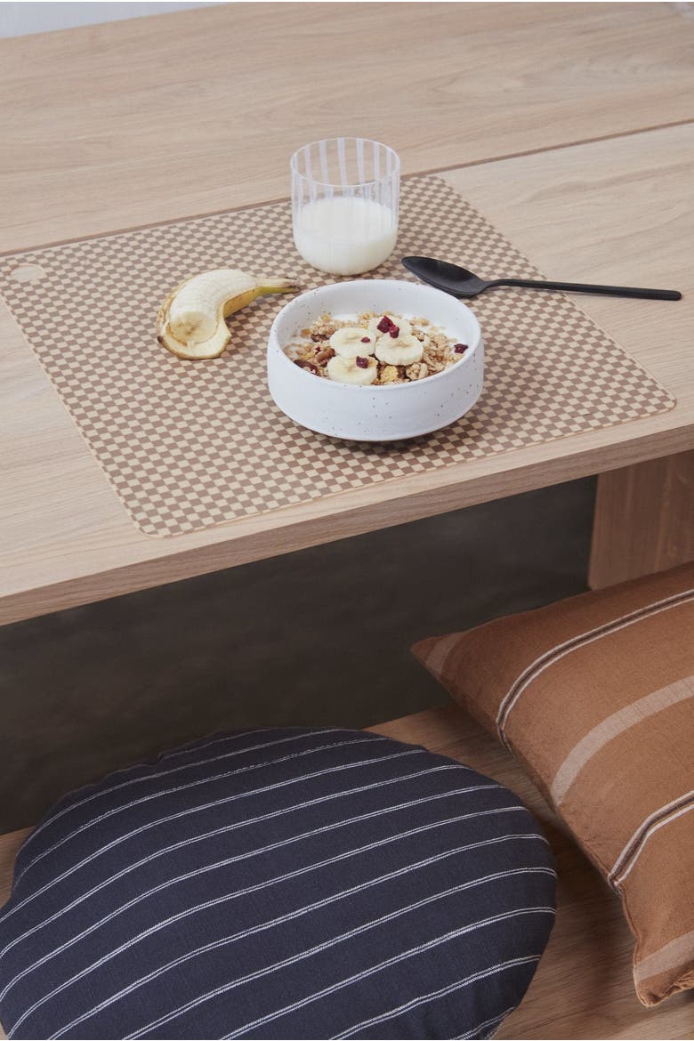 Placemat Checker - Pack of 2, Alternate, color, Camel