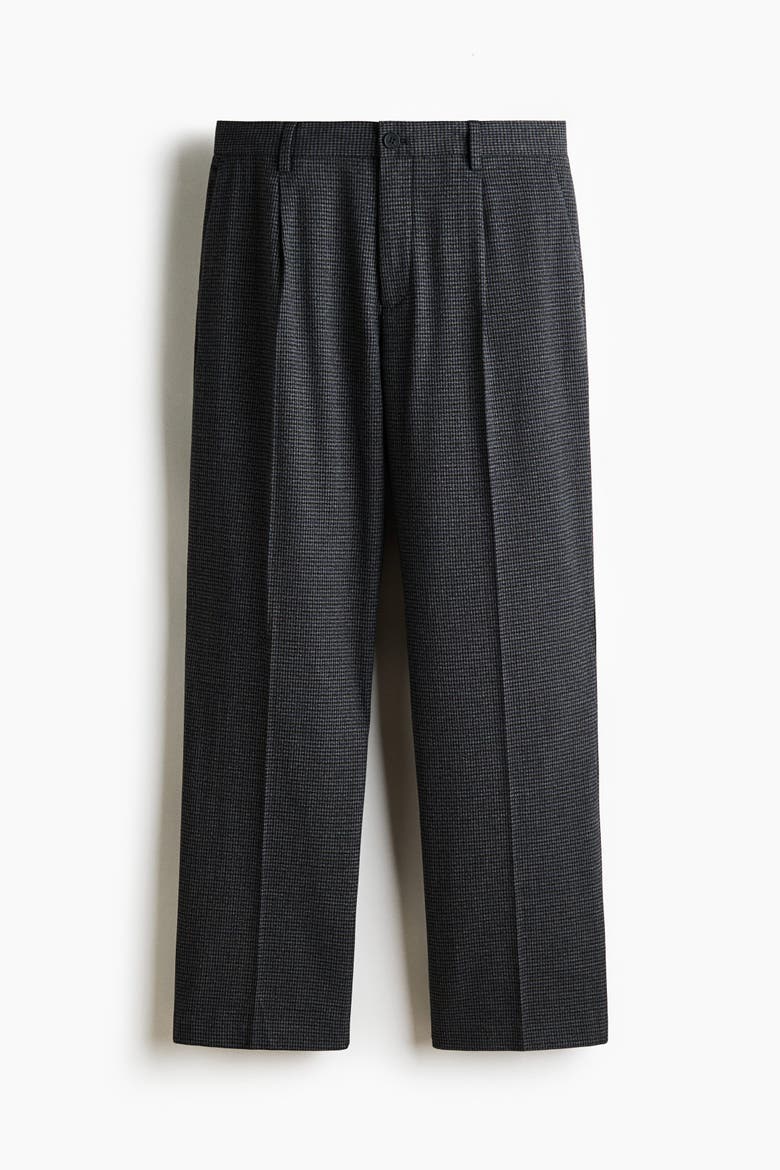 Regular-Fit Dress Pants, Alternate, color, Dark gray/checked