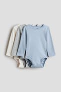 H&M 3-pack Ribbed Bodysuits