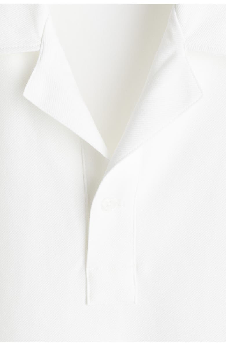 H&M Loose Fit Polo Shirt, Alternate, color, White