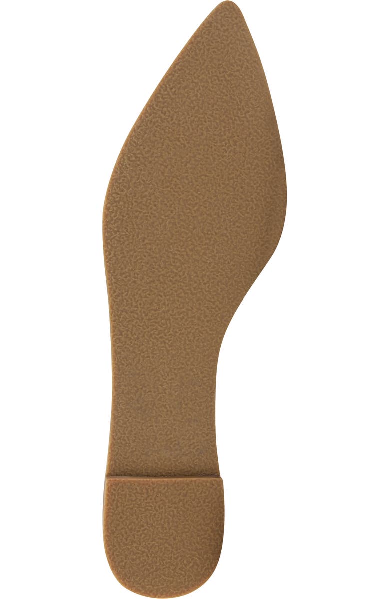 Jack Rogers Pennie Slingback Pointed Toe Flat, Alternate, color, Black/Ivory