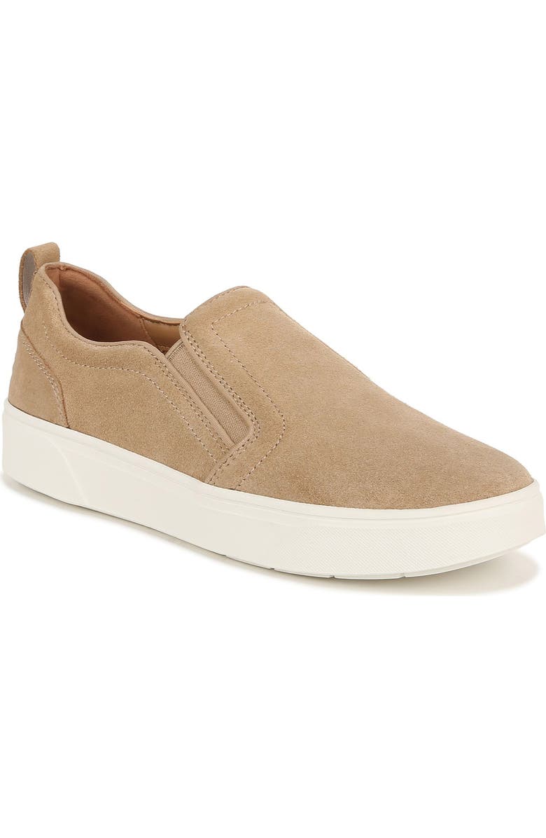 Vionic Kimmie Slip On Shoe, Main, color, Sand Suede