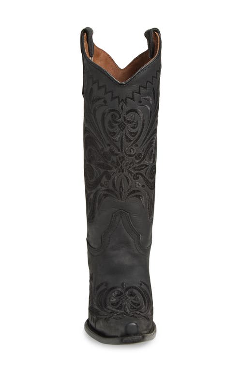 G Circle G Filigree Western Boot In Black