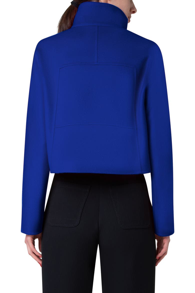 Mimi Double Face Cashmere Crop Jacket, Alternate, color, 706 PURPLE