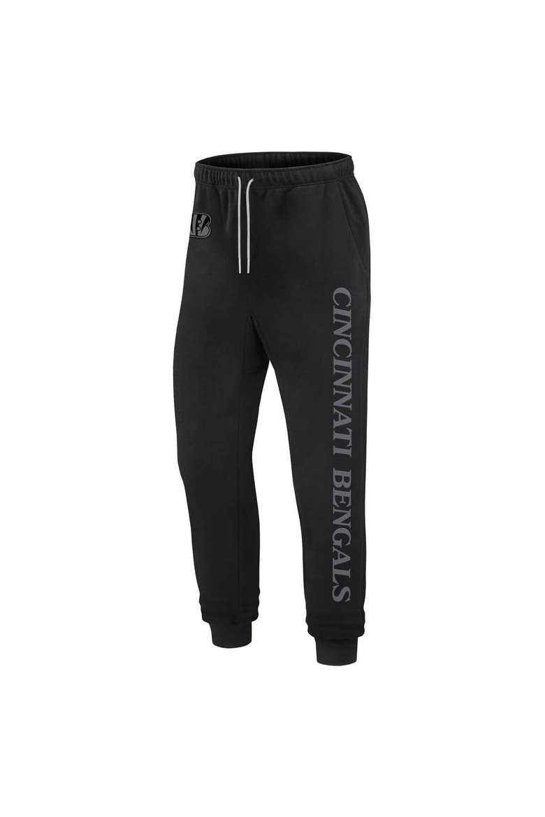 Unisex Fanatics  Black Cincinnati Bengals Elements Phenom Fleece Jogger Pants, Alternate, color, Black