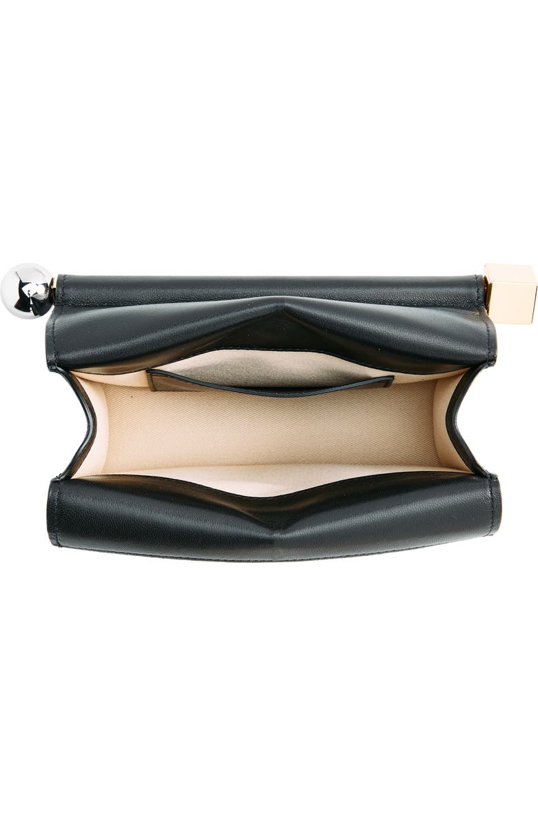 Jacquemus La Petite Pochette Rond Carré Clutch, Alternate, color, Black 990
