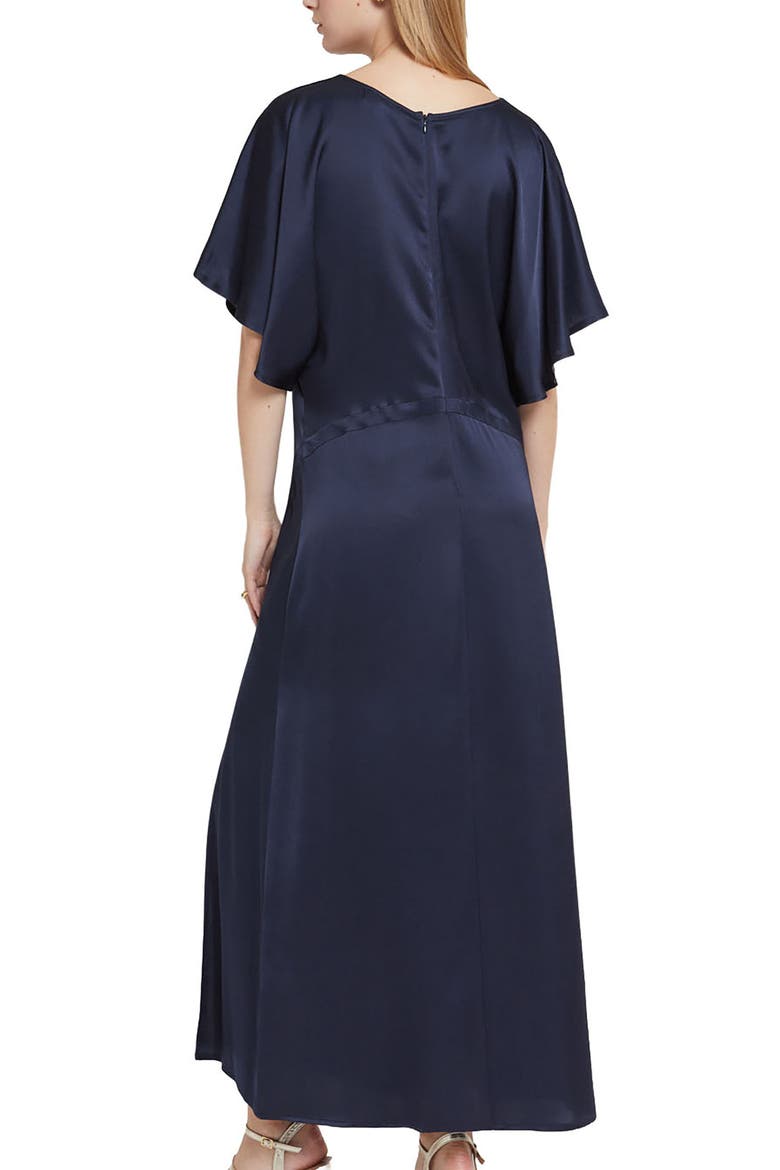 Viscose Long Dress, Alternate, color, Blue