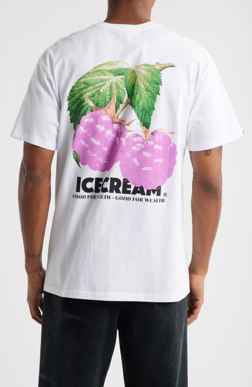 Icecream Fruits Of Labor Graphic T-shirt In White