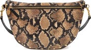 Clare V. Grande Snakeskin Embossed Leather Belt Bag