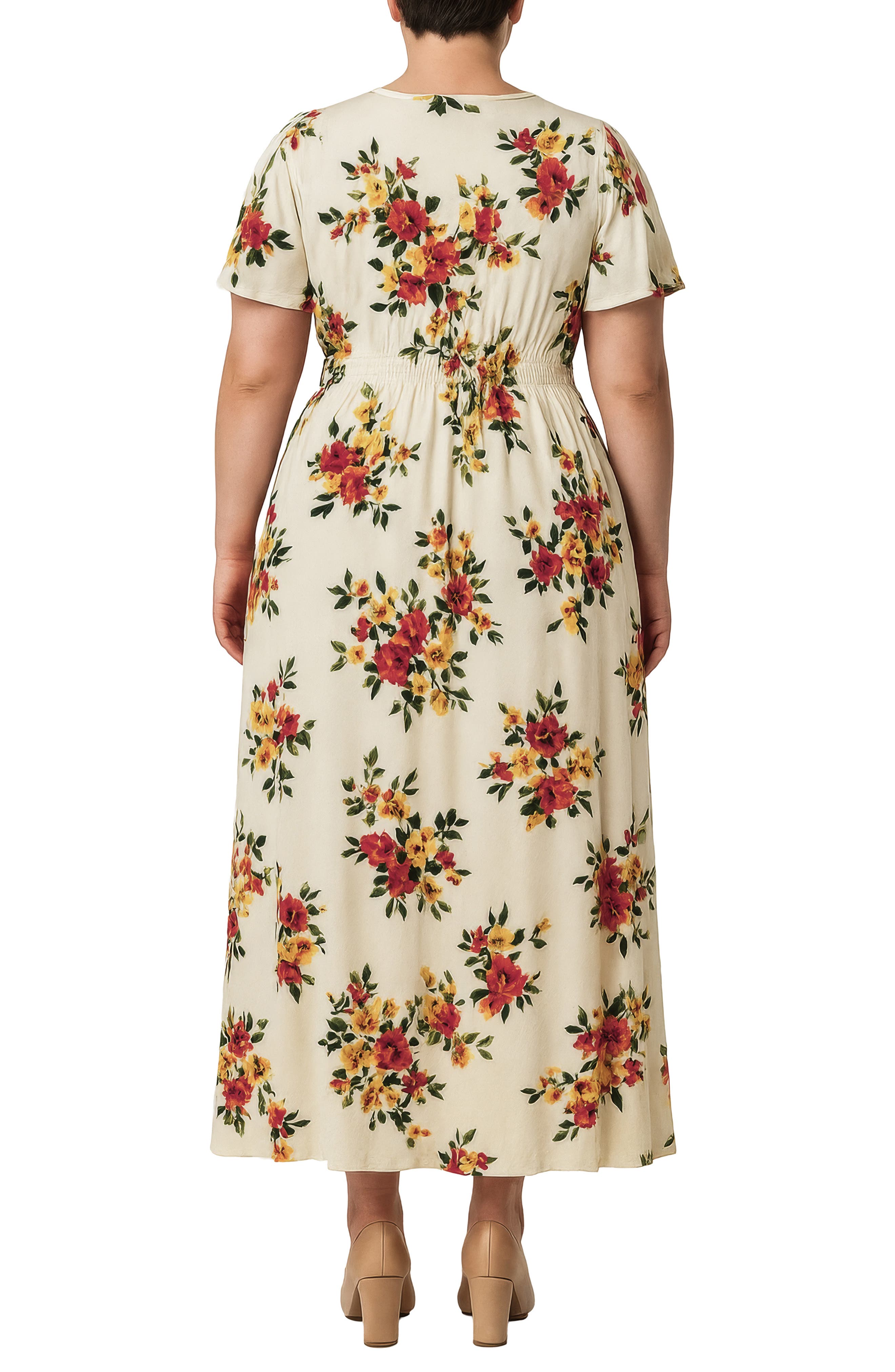 Floral Midi Shirtdress - image 2