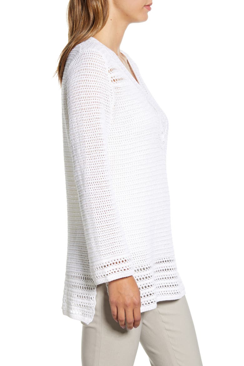 Sand Dollar Shimmer Tunic Sweater, Alternate, color, SOFT GOLD