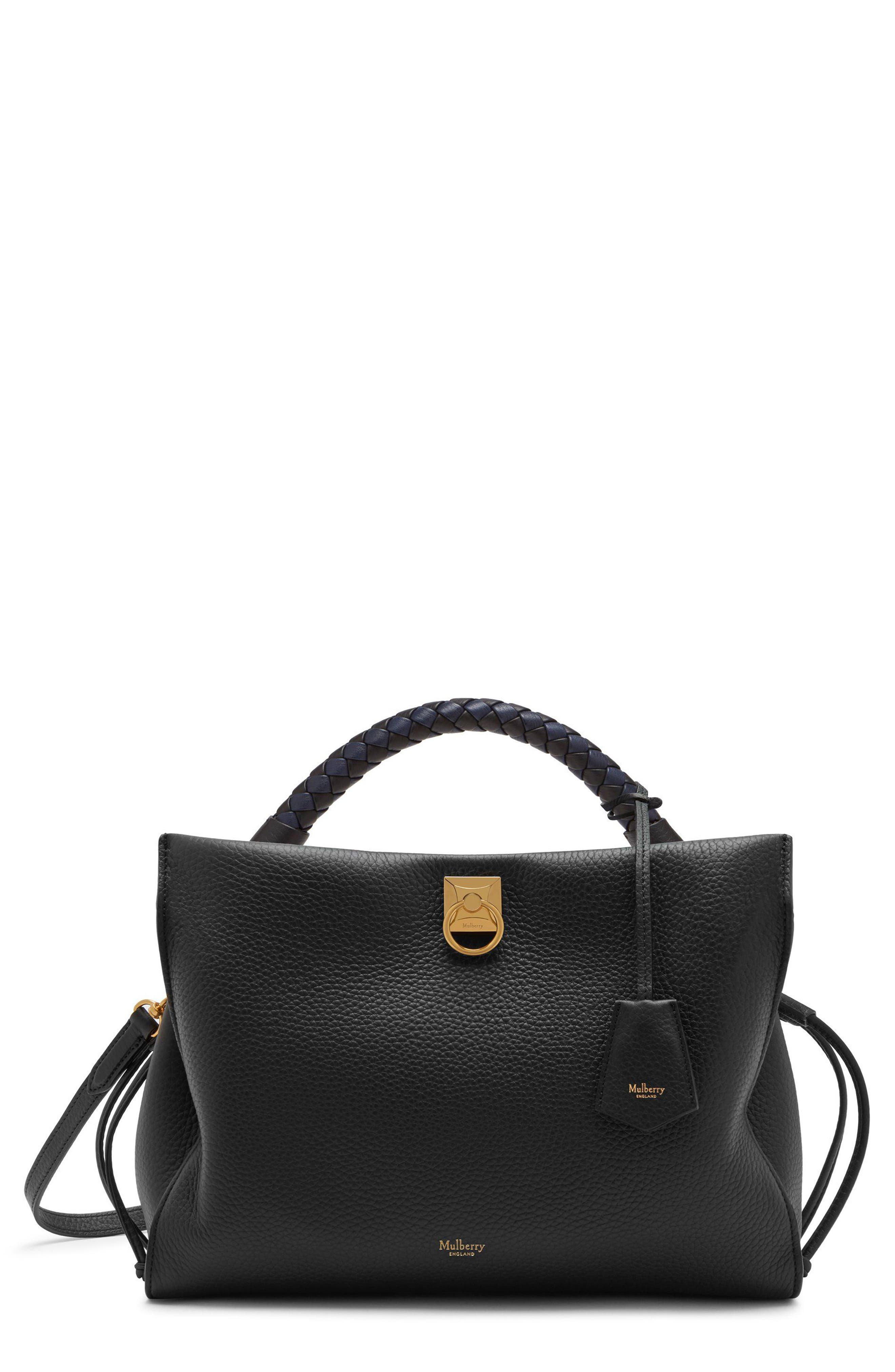 Mulberry Iris Leather Top Handle Bag, Main, color, 