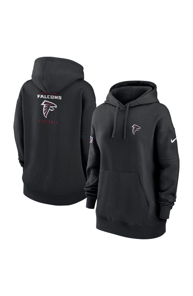 Nike Women's Nike Black Atlanta Falcons 2023 Sideline Club Fleece Pullover Hoodie, Main, color, Black