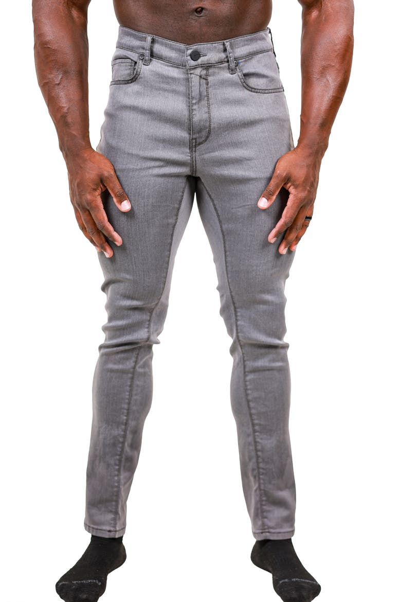 Marthyr Stretch Skinny Jeans, Main, color, GREY