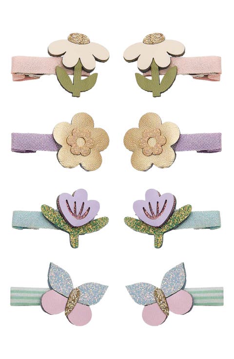 Kids' Flower Garden Assorted 8-Pack Mini Hair Clips