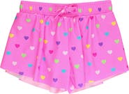 RuffleButts Girls UPF50+ Active Butterfly Shorts
