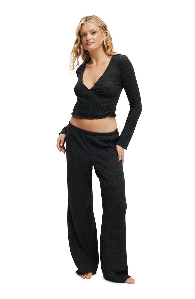 COTTON ON BODY Super Soft Ribbed Straight Leg Pant, Alternate, color, 