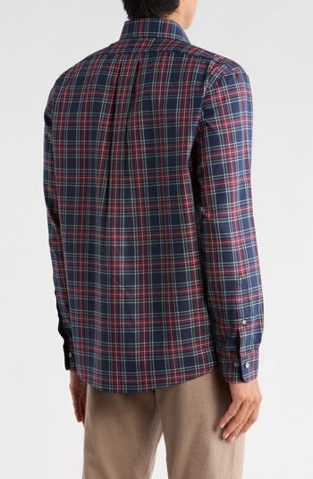 Non-Iron Regular Fit Cotton Button-Down Shirt