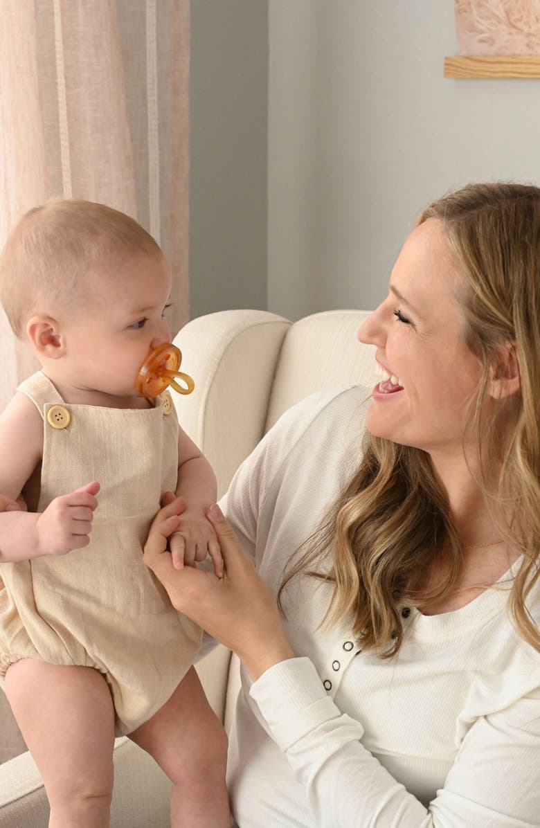 Natursutten Original Rounded Pacifier, Alternate, color, Natural Rubber Brown